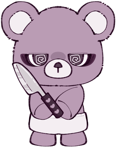 Smitten Bear (INFJ) Kuma Love Type Quiz result illustration