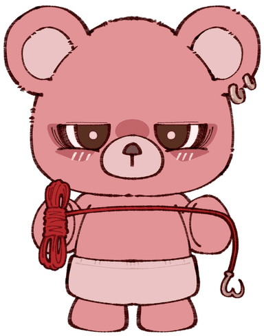 Straight-Up Bear (ESFP) Kuma Love Type Quiz result illustration