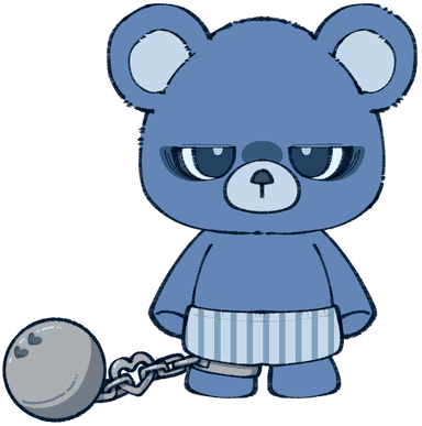 Decisive Bear (ISTJ) Kuma Love Type Quiz result illustration